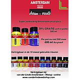 Amsterdam Acrylverf 500ml
+ 20% GRATIS
