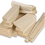 Balsa houten plankjes