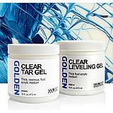 Clear tar en self leveling gel